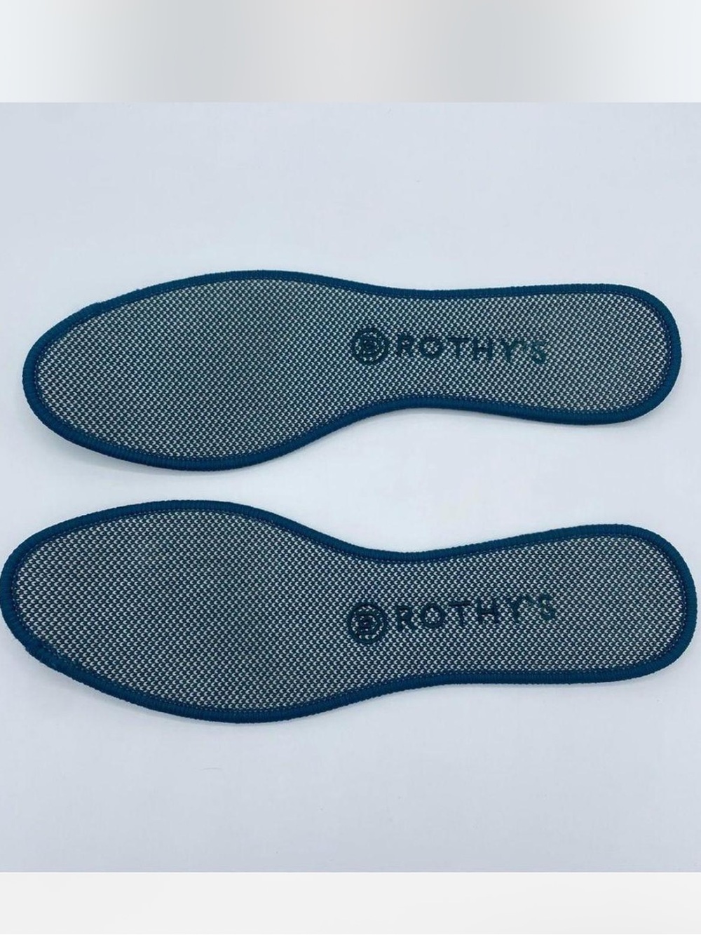 Rothy's Multicolor Knit Slip-On Flats in Red, Mustard & Teal - Picture 6 of 9